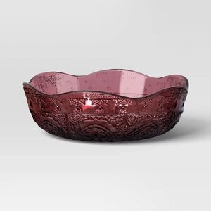 Glass nwt Candy Bowl Burgundy - Threshold Halloween gothic